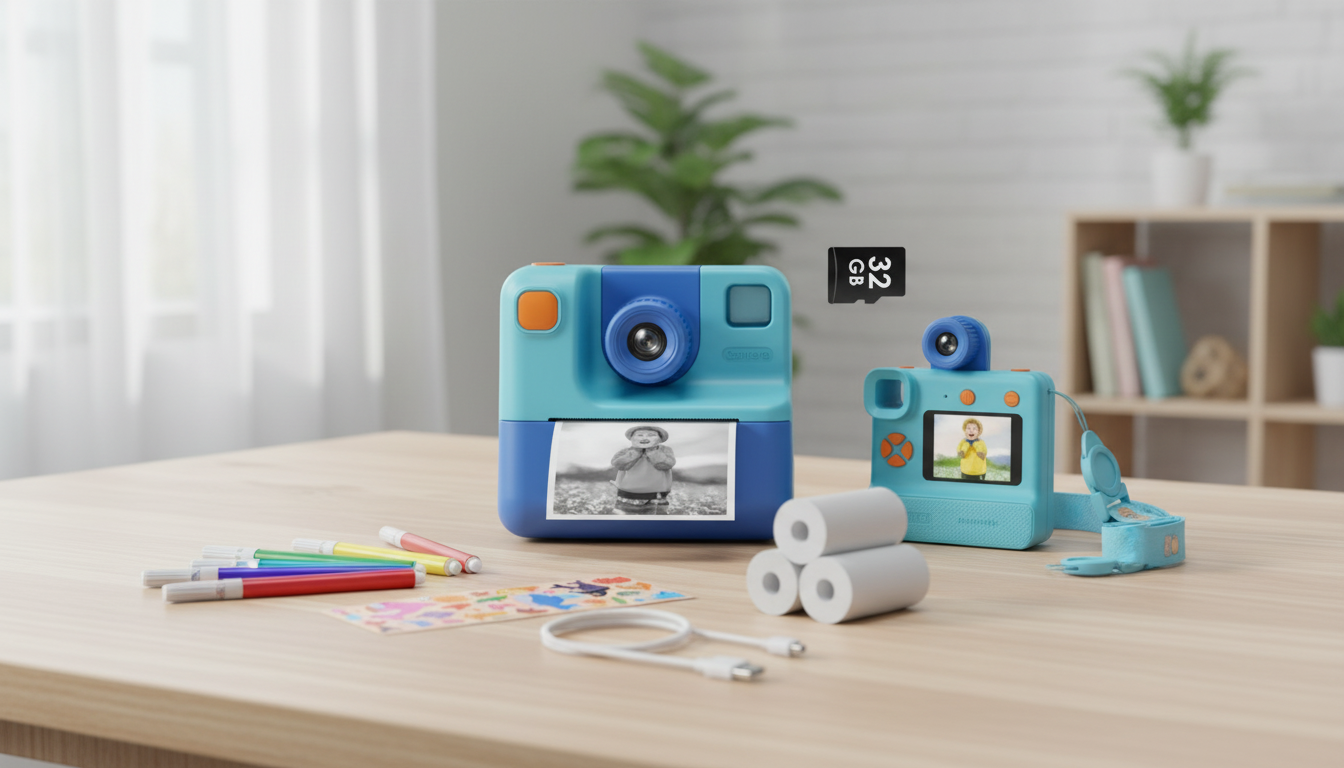 Kids Instant Print Camera: Snap, Print, Create Memories